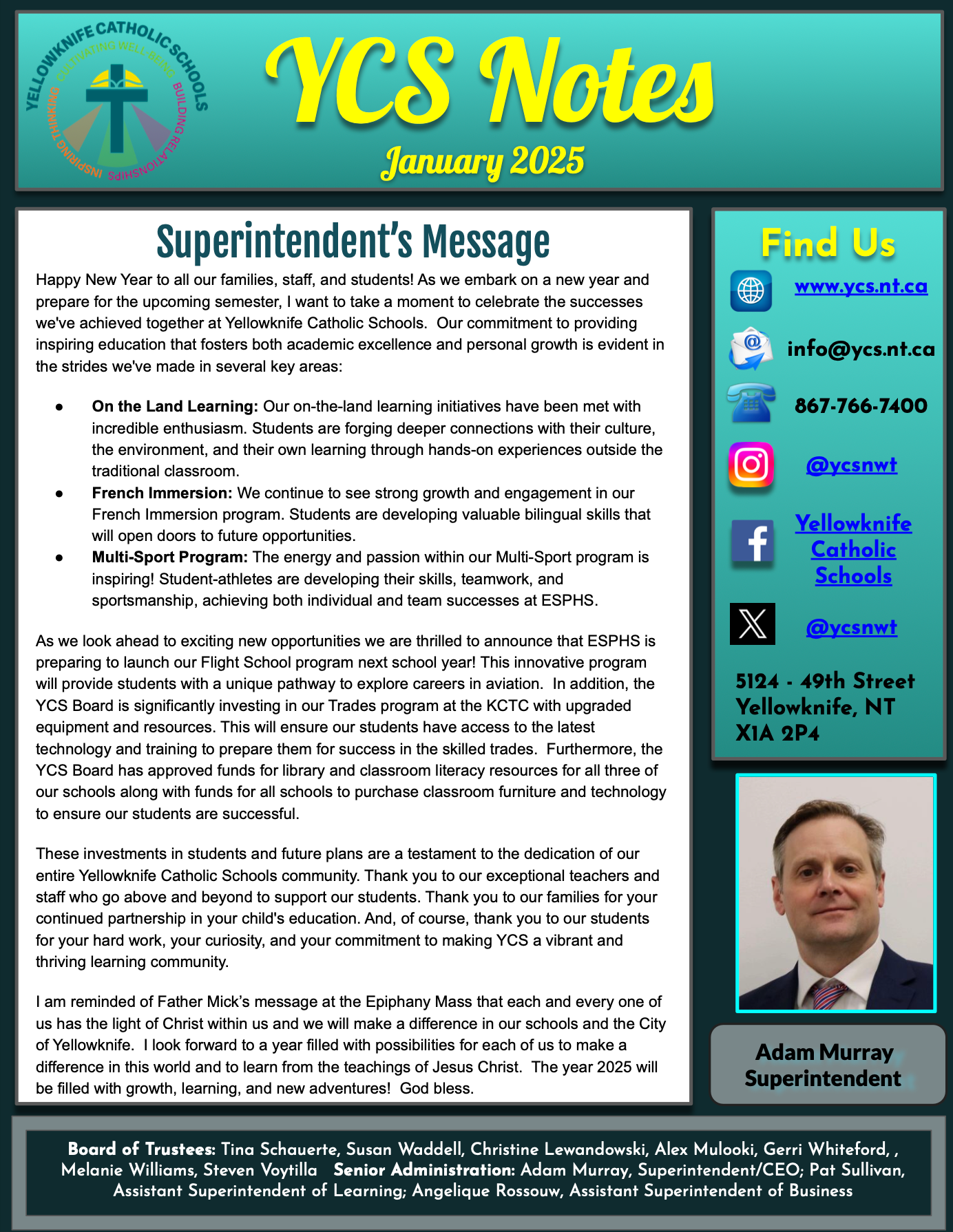 YCS Notes January 2025